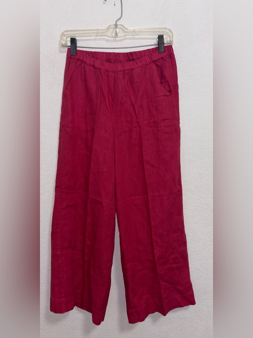 Frank & Eileen 100% linen wide leg pants